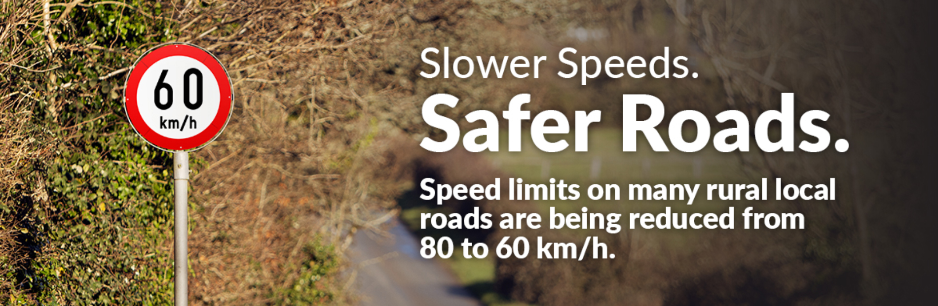 New Speed Limit for All Rural Local Roads